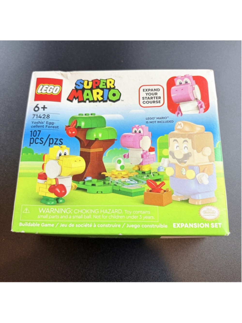 LEGO Super Mario: Yoshis' Egg-Cellent Forest Expansion Set (71428) ~ New~Sealed~